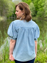 Load image into Gallery viewer, Della Denim Top