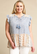 Load image into Gallery viewer, Jada Mixed Print Top