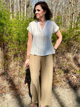 Load image into Gallery viewer, Terry Textured Taupe Pants