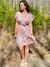 Load image into Gallery viewer, Aster Faux Wrap Dress