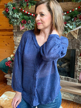 Load image into Gallery viewer, Blue Waters Textured Top