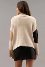 Load image into Gallery viewer, Carly Color Block Knit Sweater