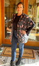 Load image into Gallery viewer, Frida Fuzzy Leopard Cardigan