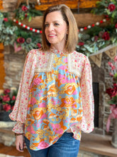 Load image into Gallery viewer, Grace Multi-Floral Blouse