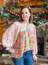 Load image into Gallery viewer, Grace Multi-Floral Blouse