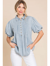 Load image into Gallery viewer, Della Denim Top