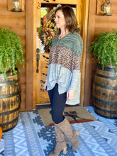 Load image into Gallery viewer, Forest Leopard Knot Top