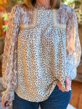 Load image into Gallery viewer, Leopard Meets Zebra Top