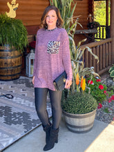 Load image into Gallery viewer, Laura Leopard Pocket Top