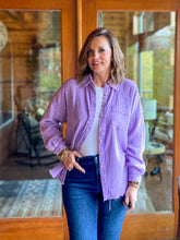 Load image into Gallery viewer, Lucy Lavender Gauze Top