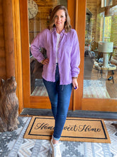 Load image into Gallery viewer, Lucy Lavender Gauze Top