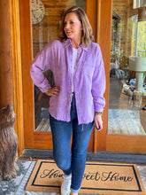 Load image into Gallery viewer, Lucy Lavender Gauze Top