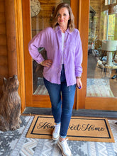 Load image into Gallery viewer, Lucy Lavender Gauze Top