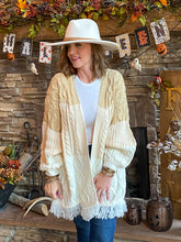 Load image into Gallery viewer, Neutral Tricolor Cardigan