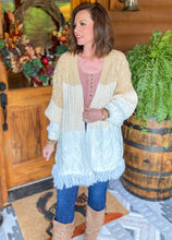 Load image into Gallery viewer, Neutral Tricolor Cardigan