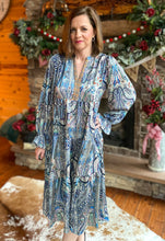 Load image into Gallery viewer, Peacock Paisley Dress