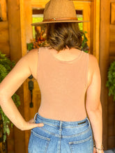 Load image into Gallery viewer, Dusty Rose Ribbed Bodysuit