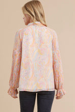 Load image into Gallery viewer, Pretty Pastel Paisley Print Top
