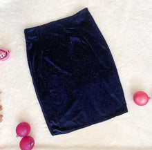 Load image into Gallery viewer, Star Bright Velvet Skirt
