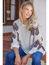 Load image into Gallery viewer, Winter Flower Sweater
