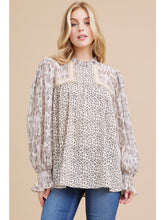 Load image into Gallery viewer, Leopard Meets Zebra Top