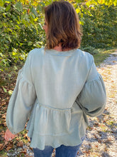 Load image into Gallery viewer, Sweet Pea Babydoll Gauze Top