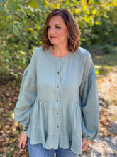 Load image into Gallery viewer, Sweet Pea Babydoll Gauze Top