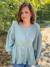 Load image into Gallery viewer, Sweet Pea Babydoll Gauze Top