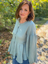 Load image into Gallery viewer, Sweet Pea Babydoll Gauze Top