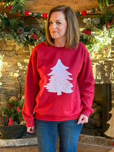 Load image into Gallery viewer, It's a White Christmas Tree Sweatshirt