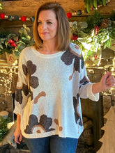 Load image into Gallery viewer, Winter Flower Sweater