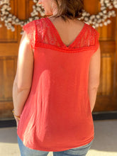 Load image into Gallery viewer, Sweetheart Lace Knit Top