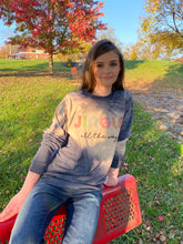 Load image into Gallery viewer, Jingle All The Way Bleached Long Sleeve T-Shirt