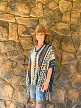 Load image into Gallery viewer, Tuscan Sun Poncho Sweater
