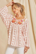 Load image into Gallery viewer, Fancy Floral Embroidered Top