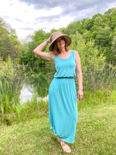 Load image into Gallery viewer, Bubble Top Maxi Dress