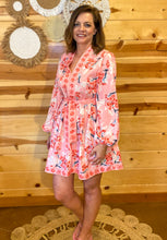 Load image into Gallery viewer, Cherry Blossoms Mini Dress