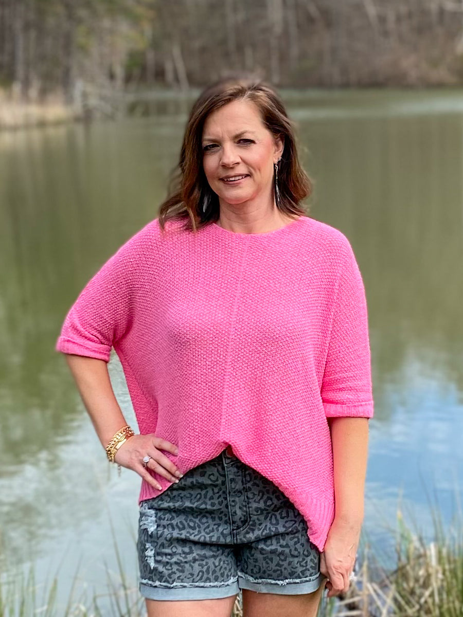 Cotton candy hotsell pink sweater