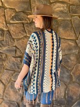 Load image into Gallery viewer, Tuscan Sun Poncho Sweater