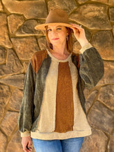 Load image into Gallery viewer, Fall Color Block Top