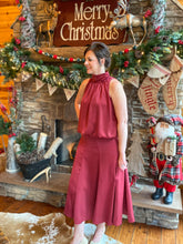 Load image into Gallery viewer, Sweet Cranberry Matching Skirt and Top Set