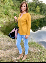 Load image into Gallery viewer, Autumn Gold Knit Top