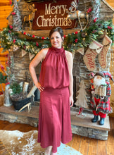 Load image into Gallery viewer, Sweet Cranberry Matching Skirt and Top Set