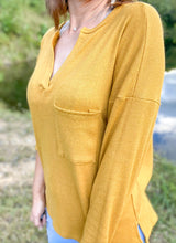 Load image into Gallery viewer, Autumn Gold Knit Top