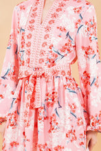 Load image into Gallery viewer, Cherry Blossoms Mini Dress