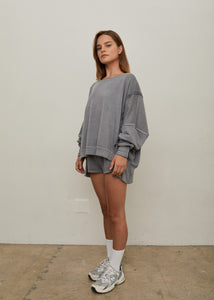 Oversized Detail Cut Sweatshirt