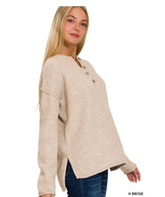 Load image into Gallery viewer, Autumn Days Are Here Again Henley Sweater
