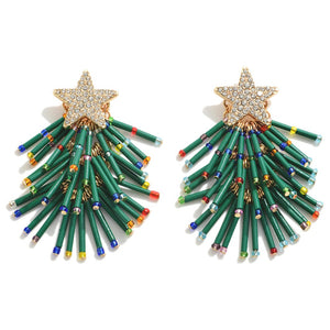 Oh, Christmas Tree Earrings