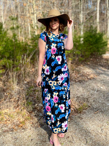 Bed of Flowers Maxi Dress