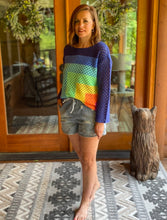 Load image into Gallery viewer, The Brightest Day Crochet Sweater

